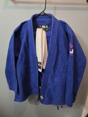 Fuji Blue Jiu Jitsu Gi Set A2H Pants Top Belt Clean Set