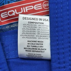 Gracie Barra Carlos Gracie Jr. Equipe Edition Jiu Jitsu Youth Sz Y5 Gi Top Blue