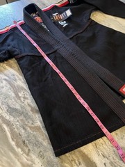 NEW Venum Brazilian Jiu-Jitsu BJJ Gi Absolute Black Size A1.5 Adult Kimono
