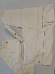 Vintage Adult Karate Gi Lion Brand Size 3 Complete Japan RN27370 Belt Footwear