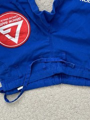Gracie Barra GI Women’s Blue FO Small Atleta Jacket And Pants Jiu Jitsu Grapple