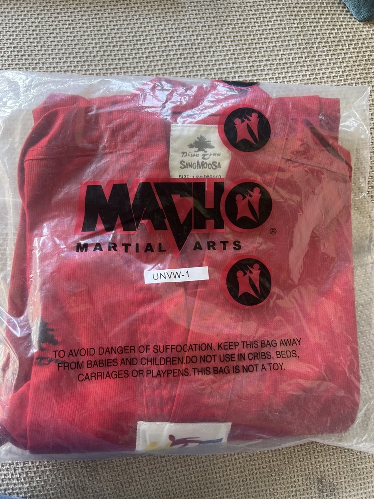 Taekwondo Uniform Red Size #000