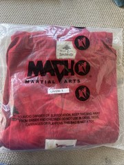 Taekwondo Uniform Red Size #000