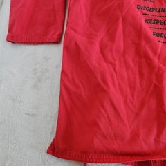 Adult Red Pullover Karate Gi Top Family Karate Club Graphic Bold Look