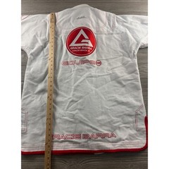 Gracie Barra Equipe Edition BJJ Gi Jacket White Red A4 Brazilian Jiu Jitsu Kimon