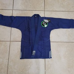 elite Sports Bjj Top gi c1 Youth Kids Blue Jiu Jitsu