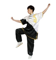 Kung Fu Tai Chi Uniform Martial Arts Suit Changquan Clothes Dragon Embroidery