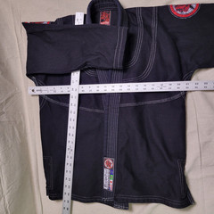 BreakPoint Jiu Jitsu Gi Kids Size K3 Black Coat Jacket BJJ Judo Martial Arts MMA