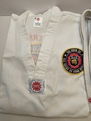 Elite Tae Kwon Do Uniform Size 3- Sun Choi Brothers- White
