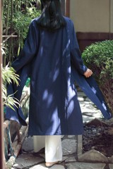 Women Vintage Tai Chi Coat Chinese Tang Suit Top Martial Arts Kung Fu Uniform