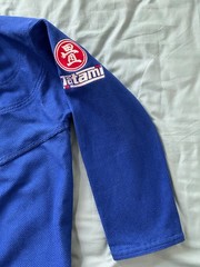 TATAMI KARATE JACKET BLUE A2H USED NO BELT