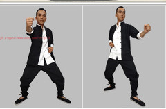 Men’s Kung Fu Suit Cotton Chinese Style Martial Art Uniform Cotton Tai Chi Sets
