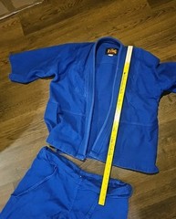MMA King Blue BJJ Gi Size A4 With Alterations