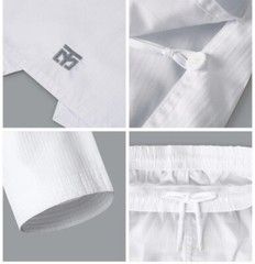 Brand New MOOTO MTX Basic Poom Uniform S2 TKD Taekwondo WT Dobok – 120 3xs