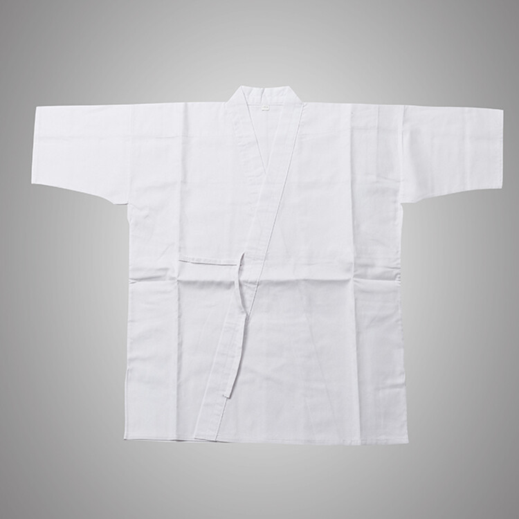 IAIDO Shitagi GI inner shirt white Japanese Iaido 100% cotton gi kimono top
