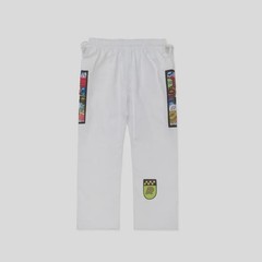 Albino & Preto Premium BJJ Gi White 450 GSM Fundamental Limited Edition With Bag