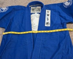 Fuji x Renzo Gracie New York City Jiu Jitsu BJJ Blue GI Jacket Top Adult A1