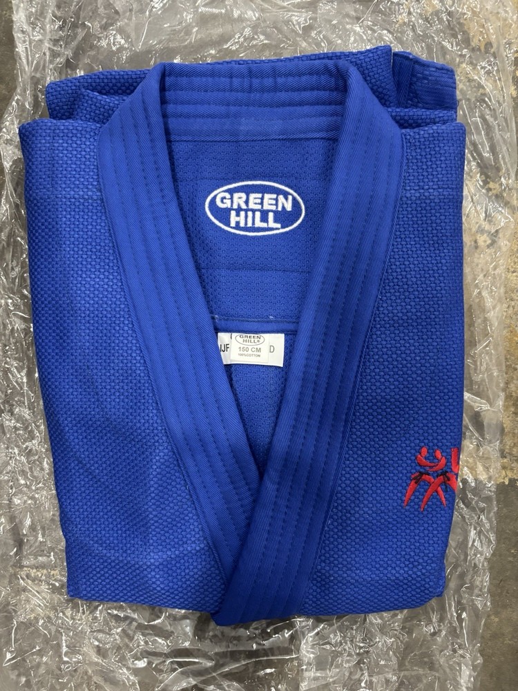 GREEN HILL JUDO SUIT „PROFESSIONAL” IJF APPROVED (BLUE) 140cm
