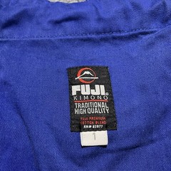 FUJI Kimono Gi Pants Youth Size 1 Blue BJJ Brazilian Jiu Jitsu Unisex