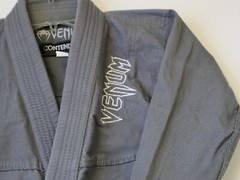Venum Contender Brazilian Jiu-Jitsu Gi Size C1 Youth Gray Jacket Only BJJ