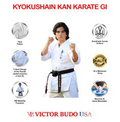 Kyokushin Kan Karate Gi | White Martial Arts Uniform for Kids & Adults
