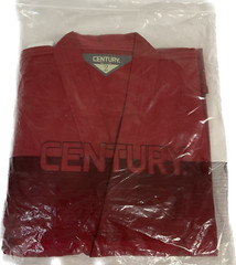 Century Martial Arts Karate Uniform Kids Size 2 Red With White Belt And Pants
