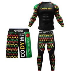 USA Ship Rasta Grappler BJJ Rashguard Compression Shirt For MMA Jiu-jitsu