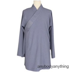 2PCS High-grade Cotton&Linen Shaolin Monk Kung Fu Clothing Zen Buddhist Uniforms
