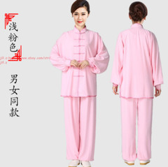 Women Men Cotton Tai Chi Suit Morning Exercise Uniform Kung Fu Wing Chun Clothes