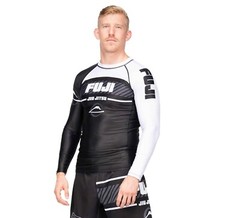 Fuji Sports Freestyle 2.0 IBJJF Ranked BJJ Jiu Jitsu Long Sleeve Rashguard White