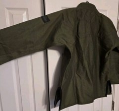 Elite Kids Martial Arts Jiu Jitsu Uniform Gi Top Only Green Size C3 New Tags