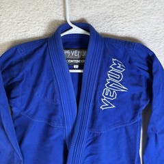 Venum Contender BJJ Gi A1 Blue Brazillian Design MMA Sparring Practice