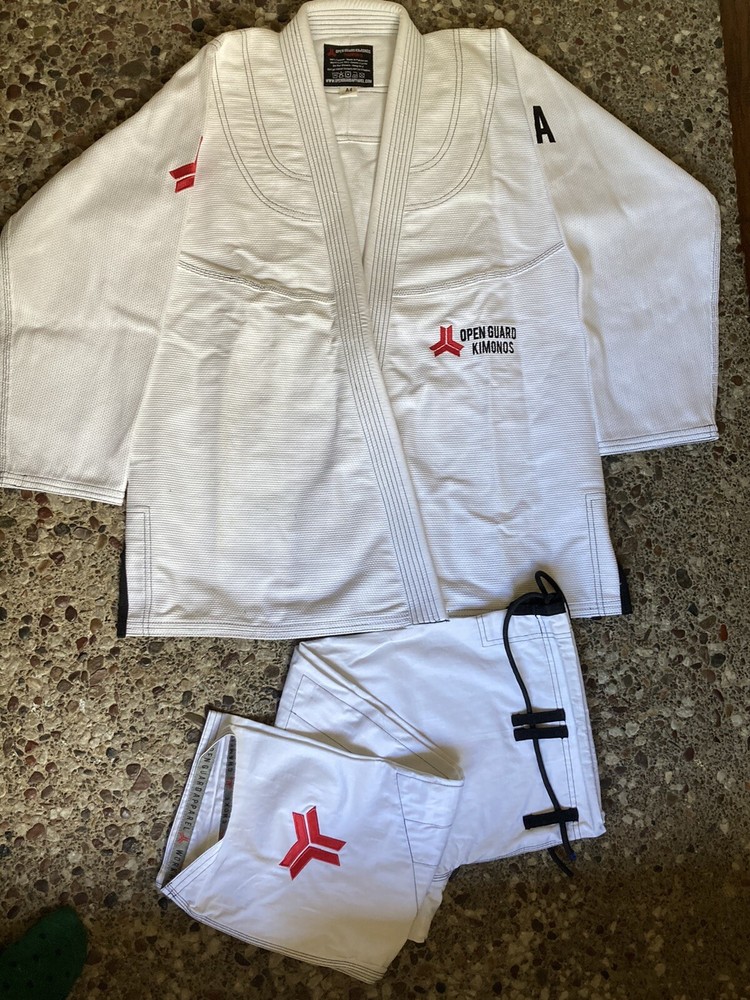 Open Guard Apparel Kimono Champion Gi White A4
