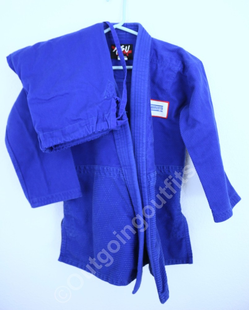 HSU Team Sacramento Judo Unform Youth’s Blue Size 2 Jacket & Pant