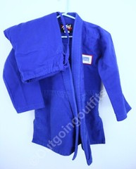 HSU Team Sacramento Judo Unform Youth’s Blue Size 2 Jacket & Pant