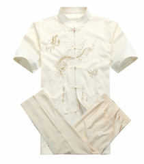 M-3XL 2pcs Traditional Chinese Style Clothes – Wu Shu / Kung Fu Uniform For Men