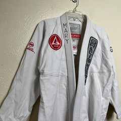 Gracie Barra Gi Top Unisex A3 White Jiu Jitsu BJJ Kimono Uniform