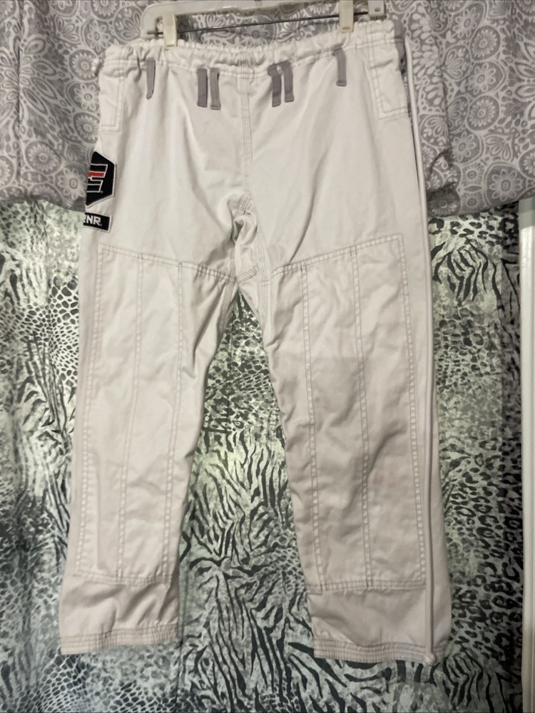 Combat Corner CRNR Jiu Jitsu Gi White BJJ Pants Adult AO A65